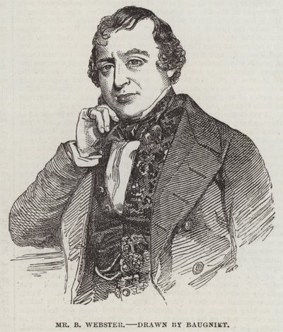 Mr B Webster door Charles Baugniet